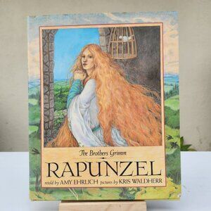 VINTAGE Rapunzel Fairy Tale Brothers Grimm Book Children's 0803706553 1989 Ehrli